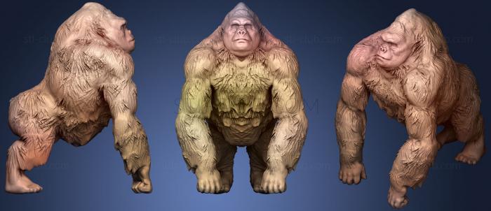 3D model Sculpt Gorilla (STL)